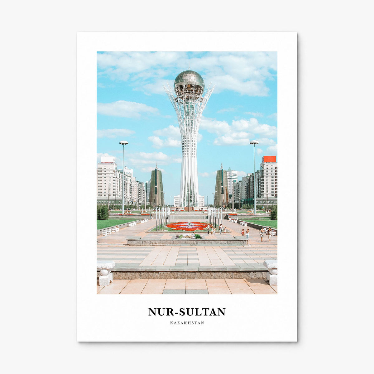 Nur-Sultan Classic Poster, print only (unframed)