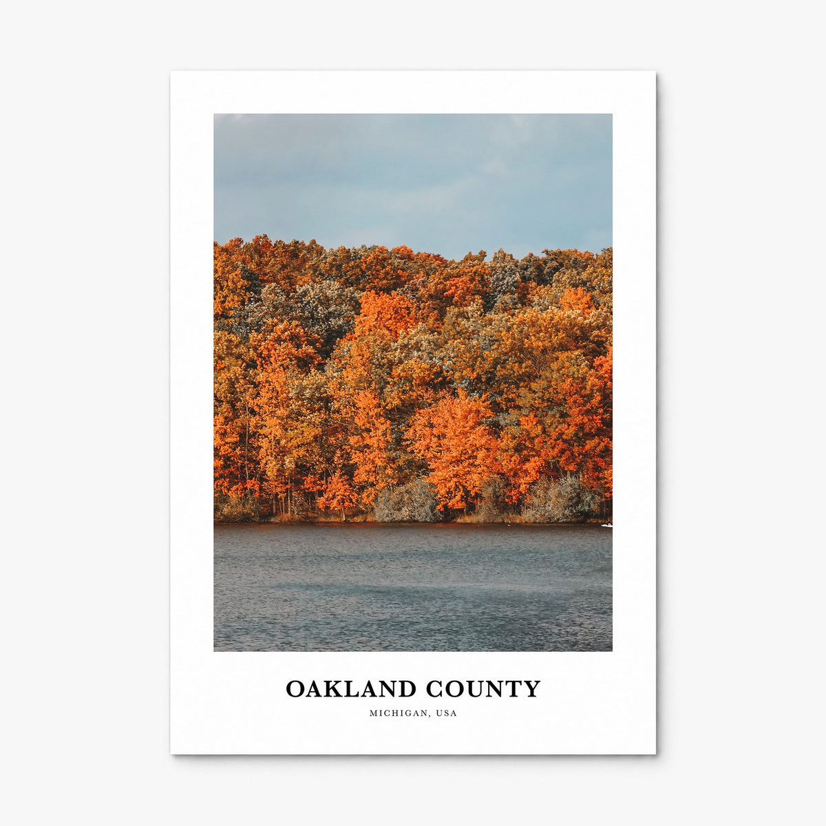 Oakland County Classic Poster, print only (unframed)