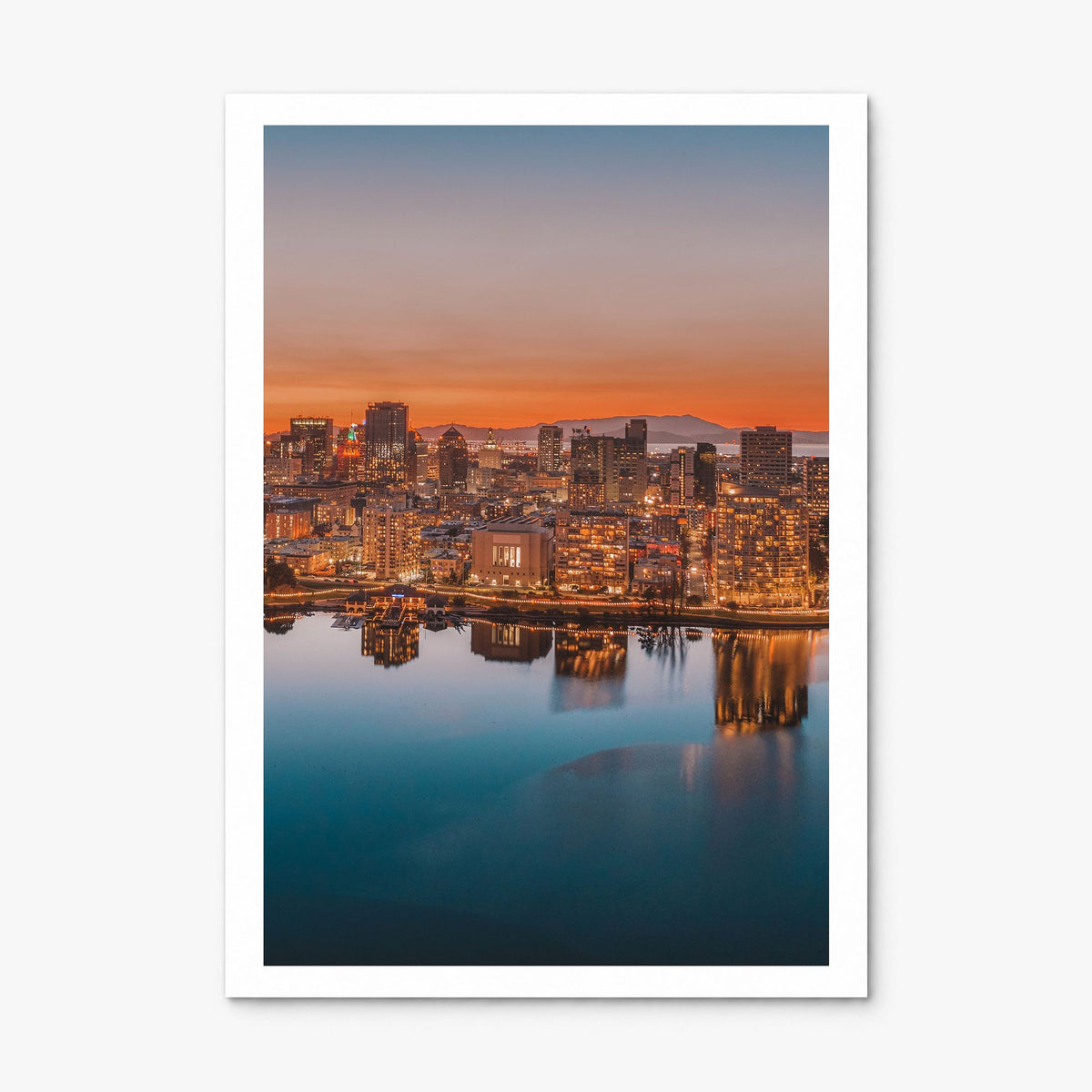Oakland Photo No 1 Poster, print only (unframed), white border