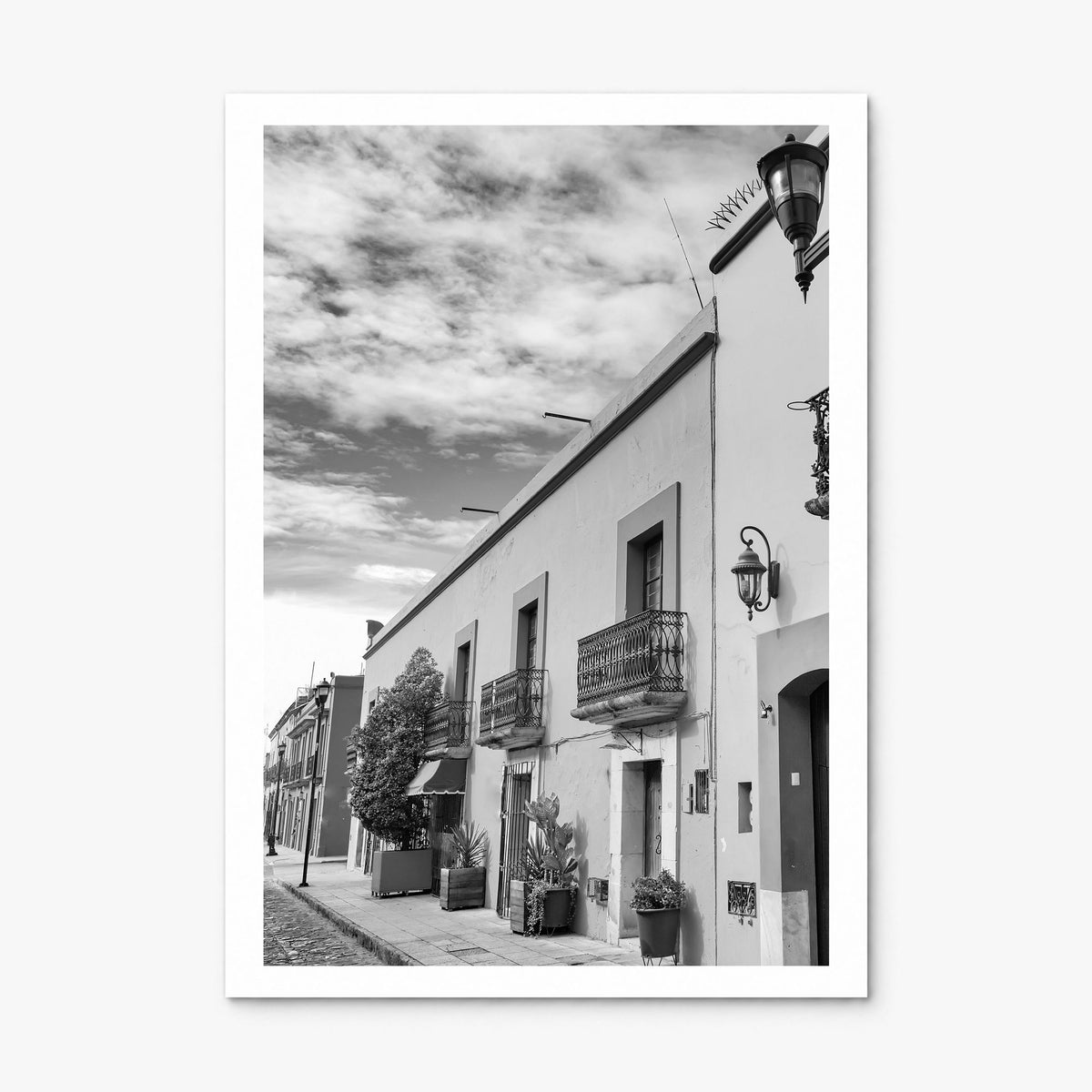 Oaxaca de Juárez Photo Poster, print only (unframed), white border