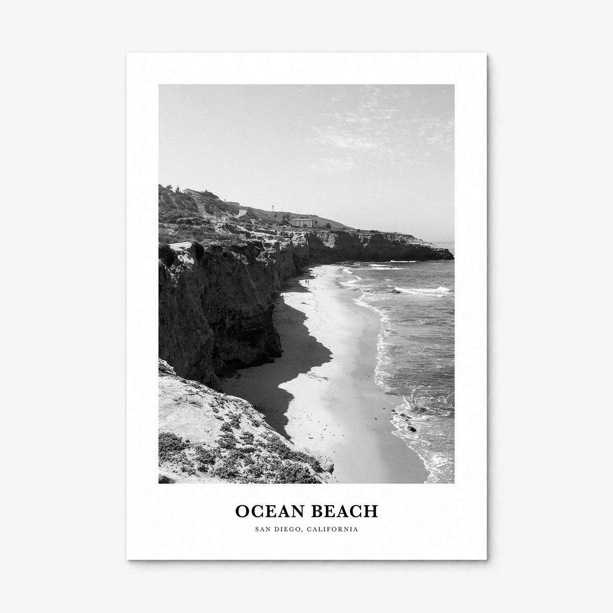 Ocean Beach Classic Poster, print only (unframed)