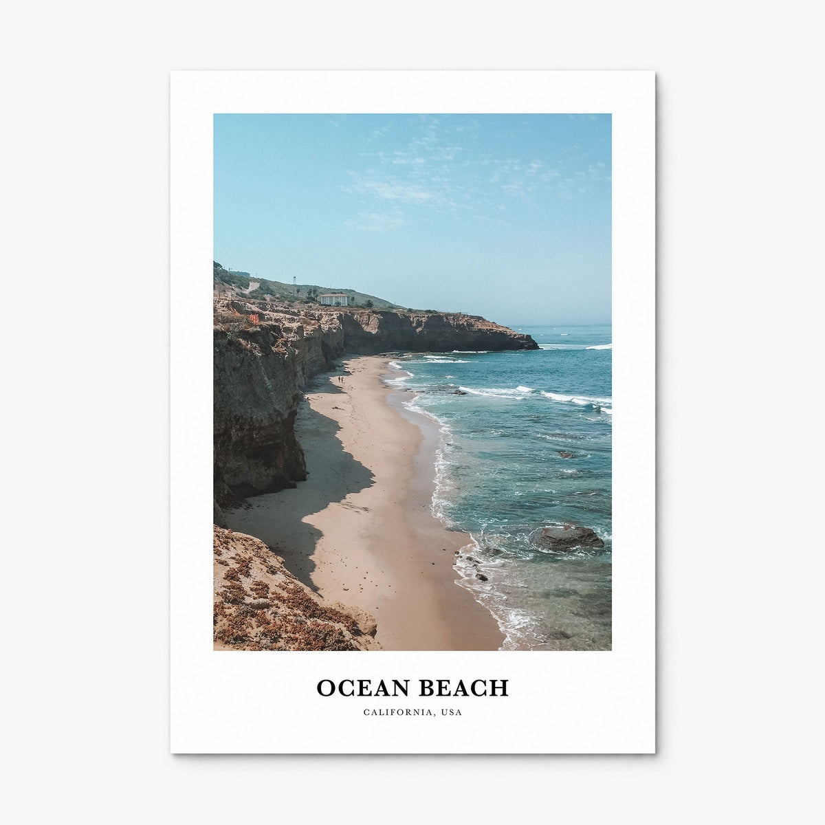 Ocean Beach Classic Poster, print only (unframed)