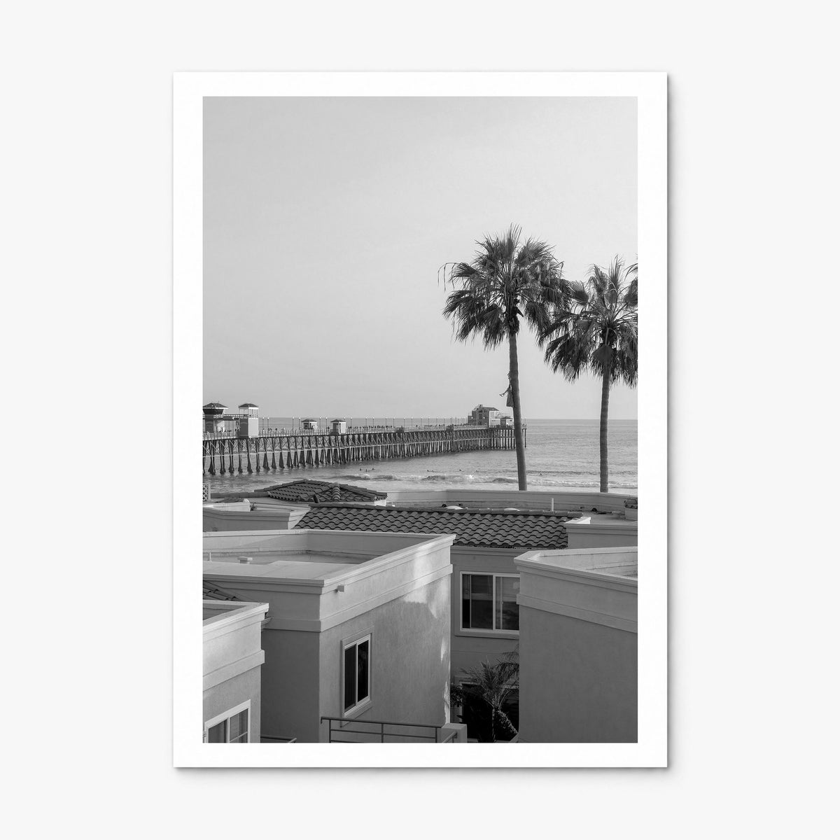Oceanside Photo No 1 Poster, print only (unframed), white border