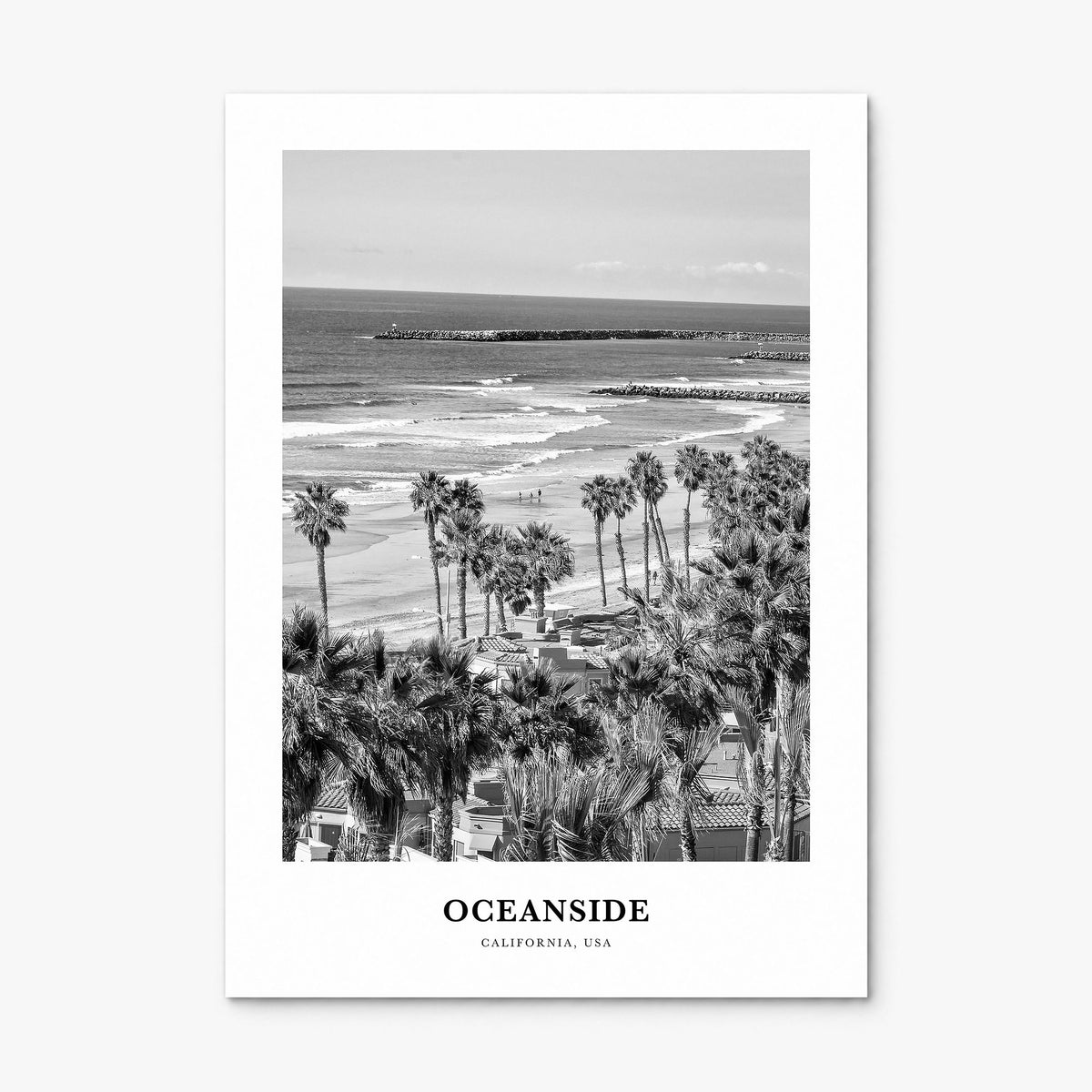 Oceanside Classic No 2 Poster, print only (unframed)