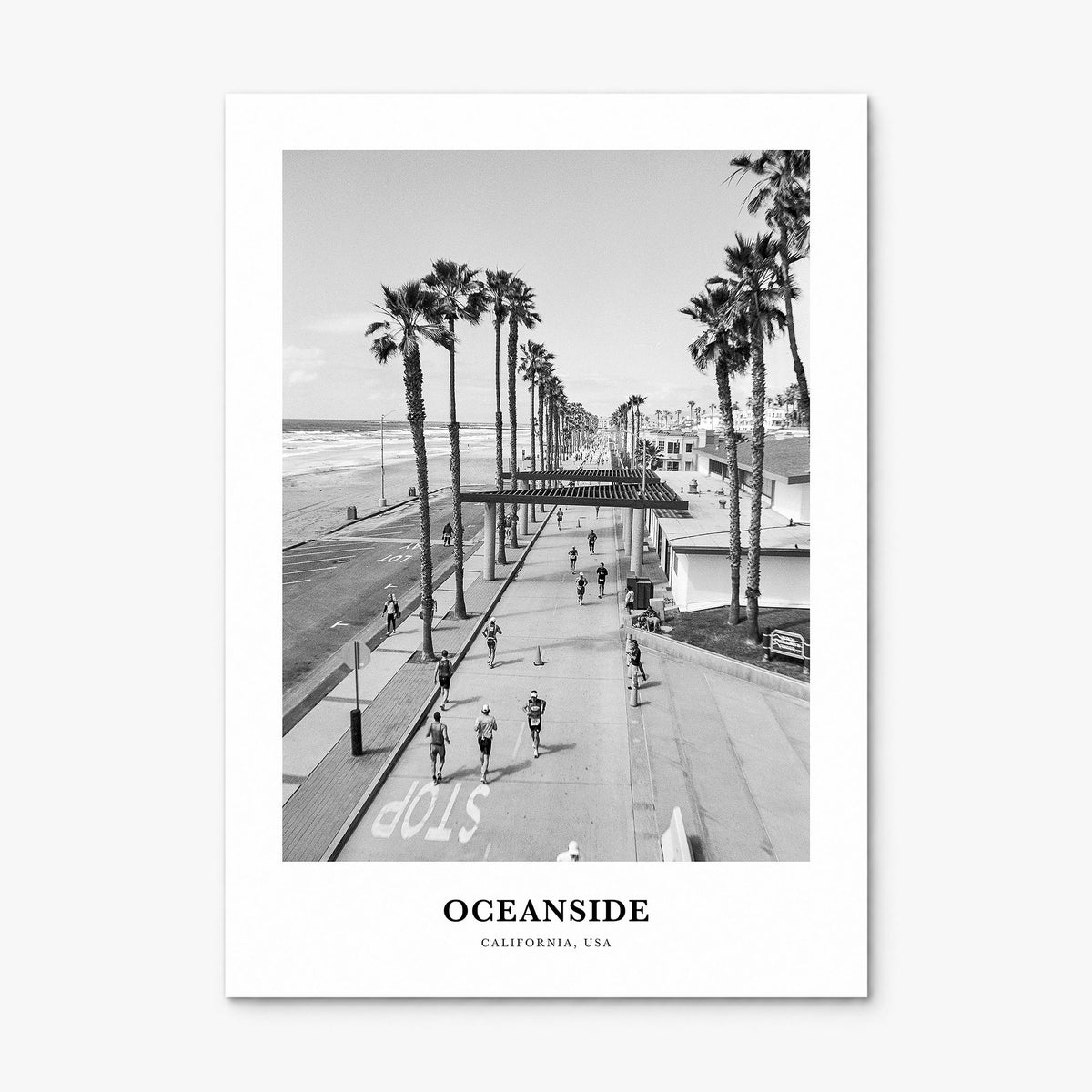 Oceanside Classic No 3 Poster, print only (unframed)