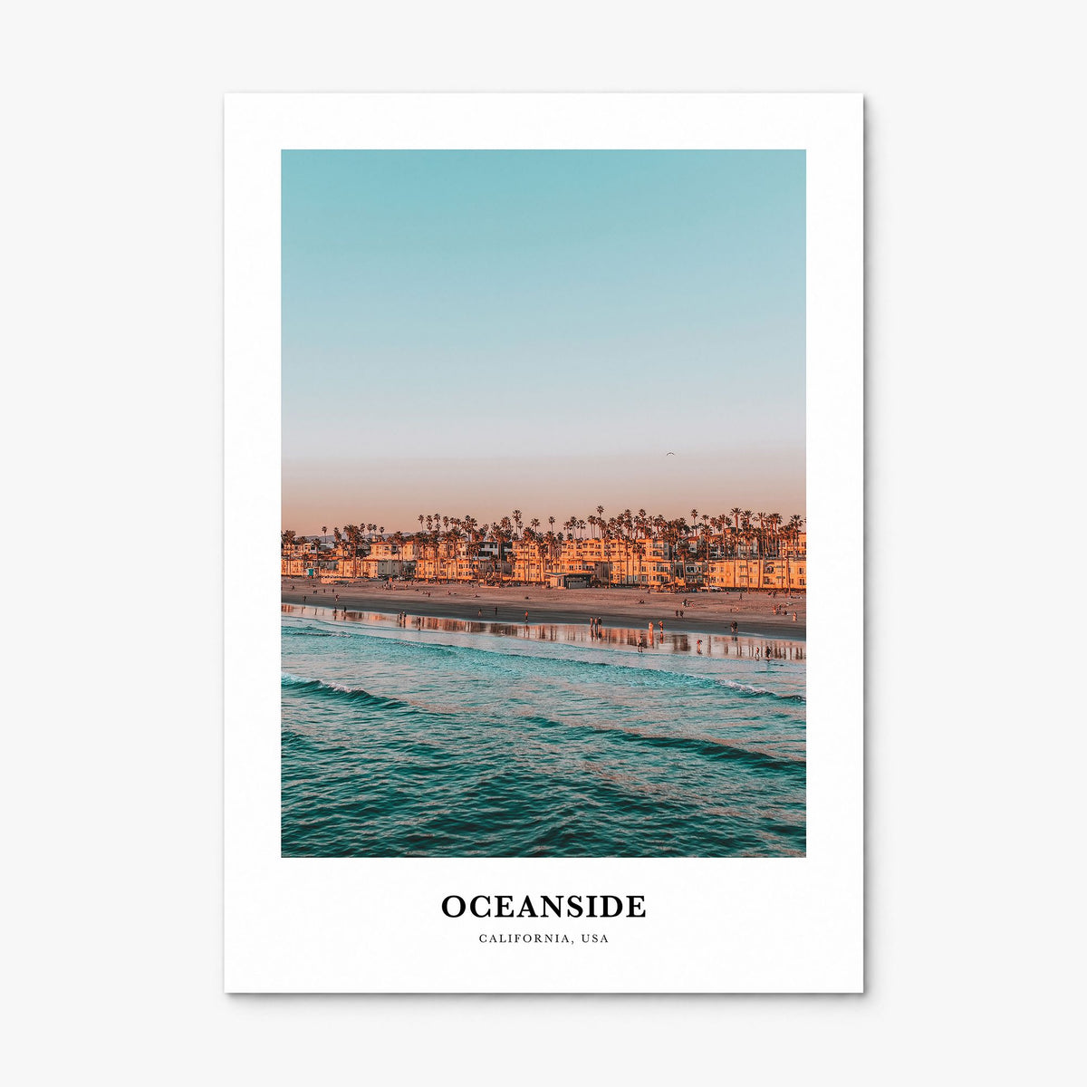 Oceanside Classic No 1 Poster, print only (unframed)
