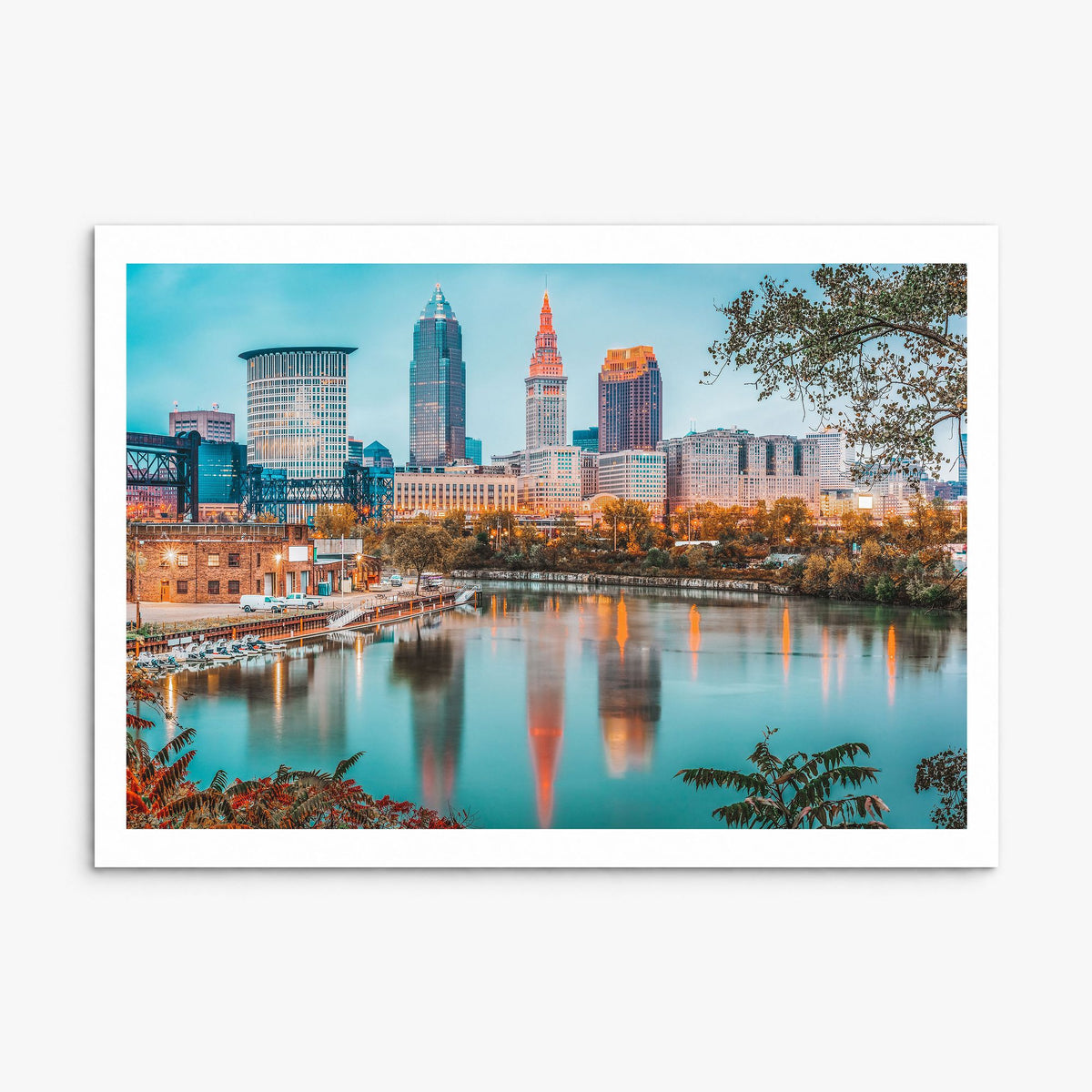 Ohio Photo Poster, print only (unframed), white border