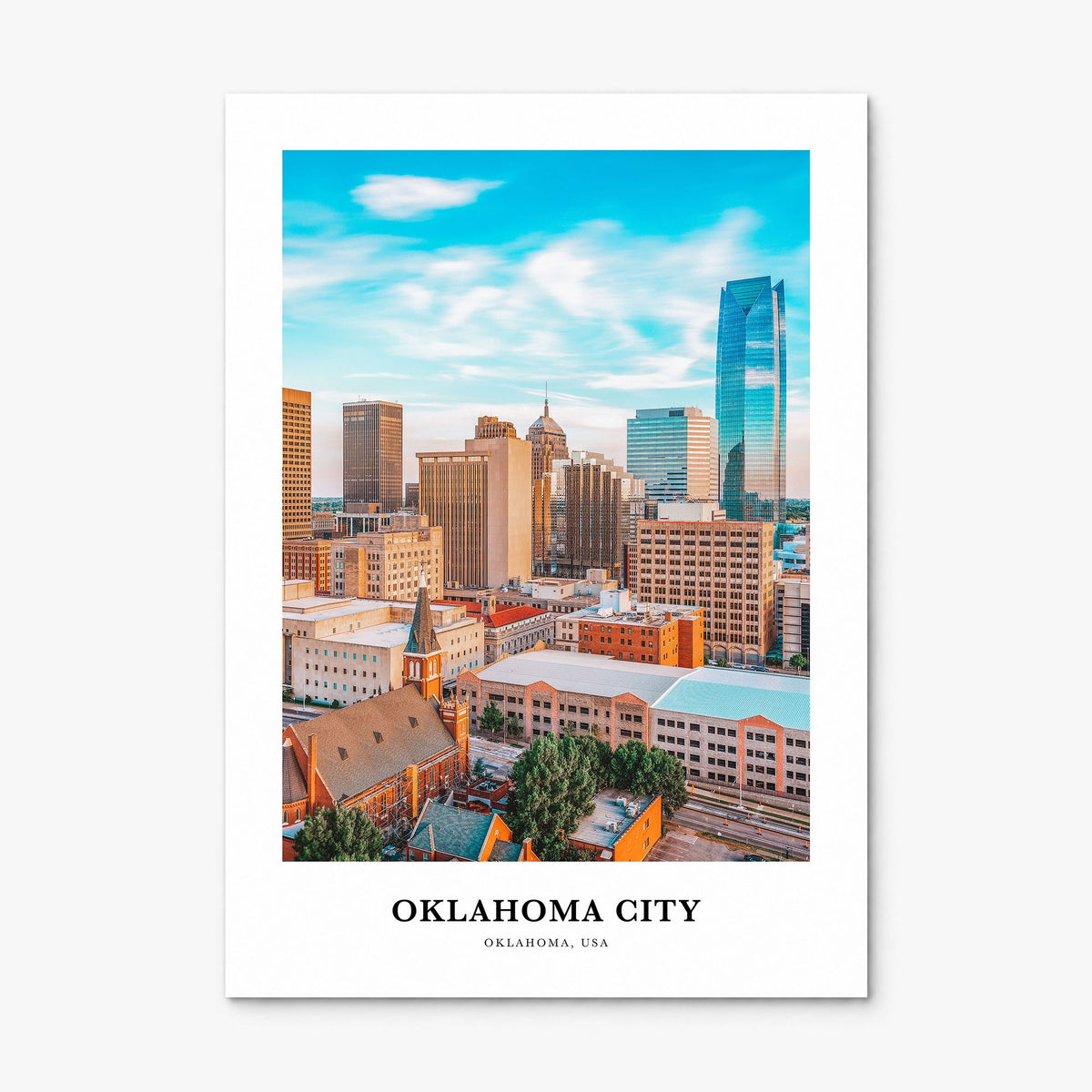 Oklahoma City Classic No 1 Poster, print only (unframed)