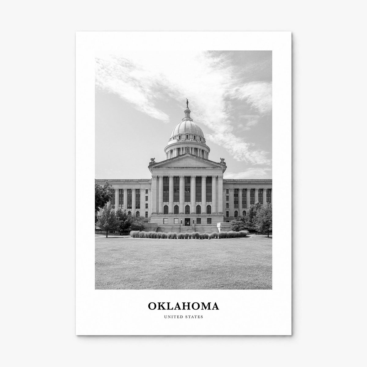 Oklahoma Classic No 1 Poster, print only (unframed)