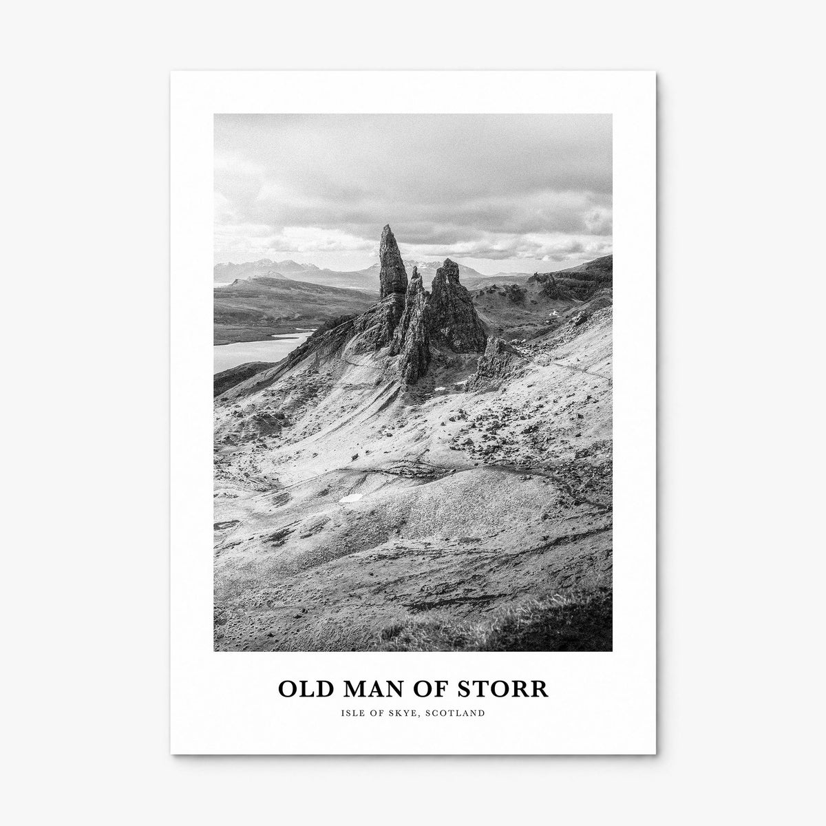 Old Man of Storr Classic Poster, print only (unframed)