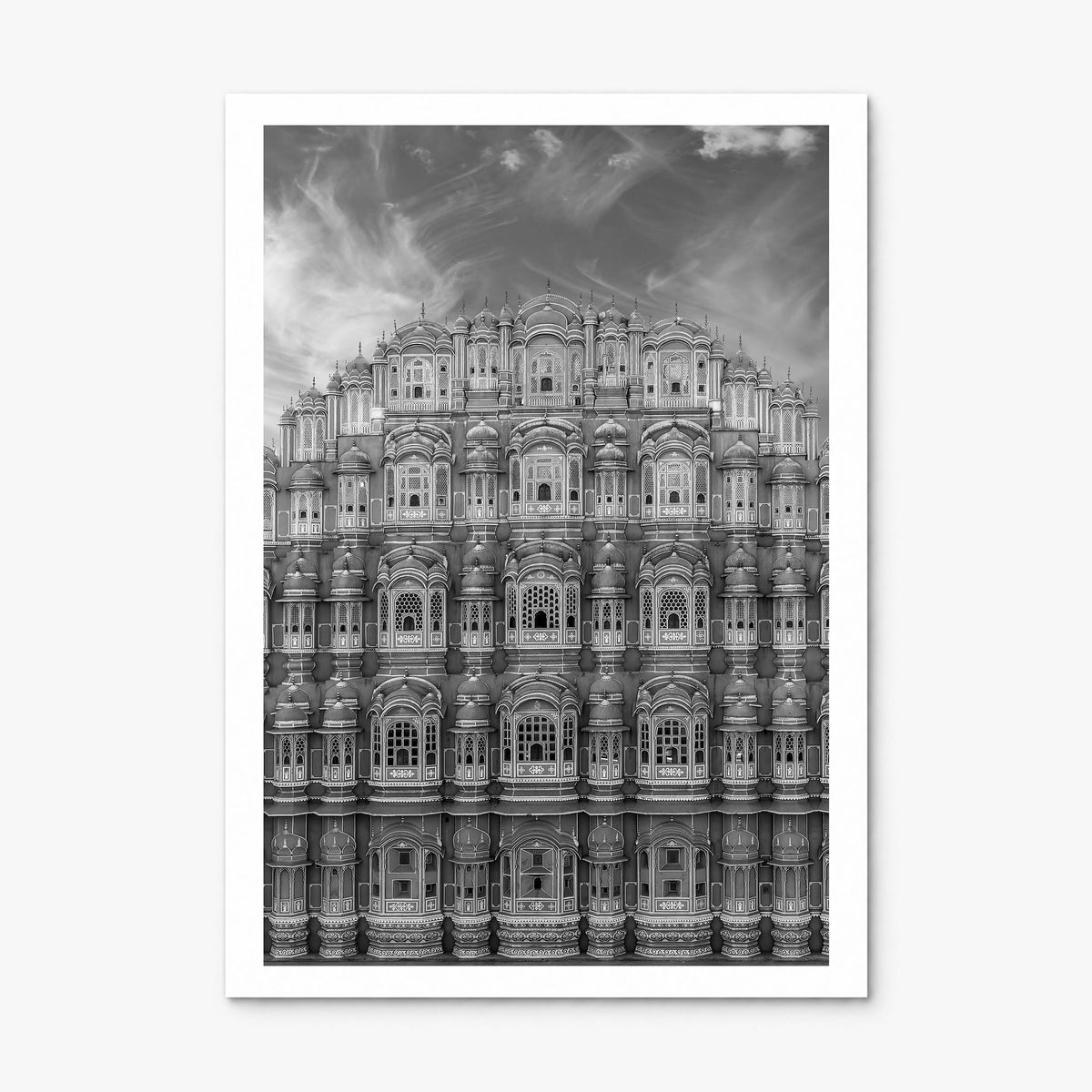 Old Palace Facade Photo No 2 Poster, print only (unframed), white border