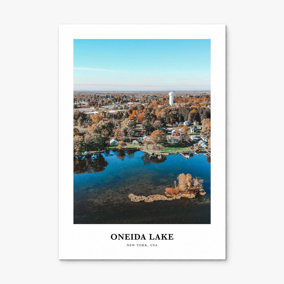 Oneida Lake Classic Poster, print only (unframed)