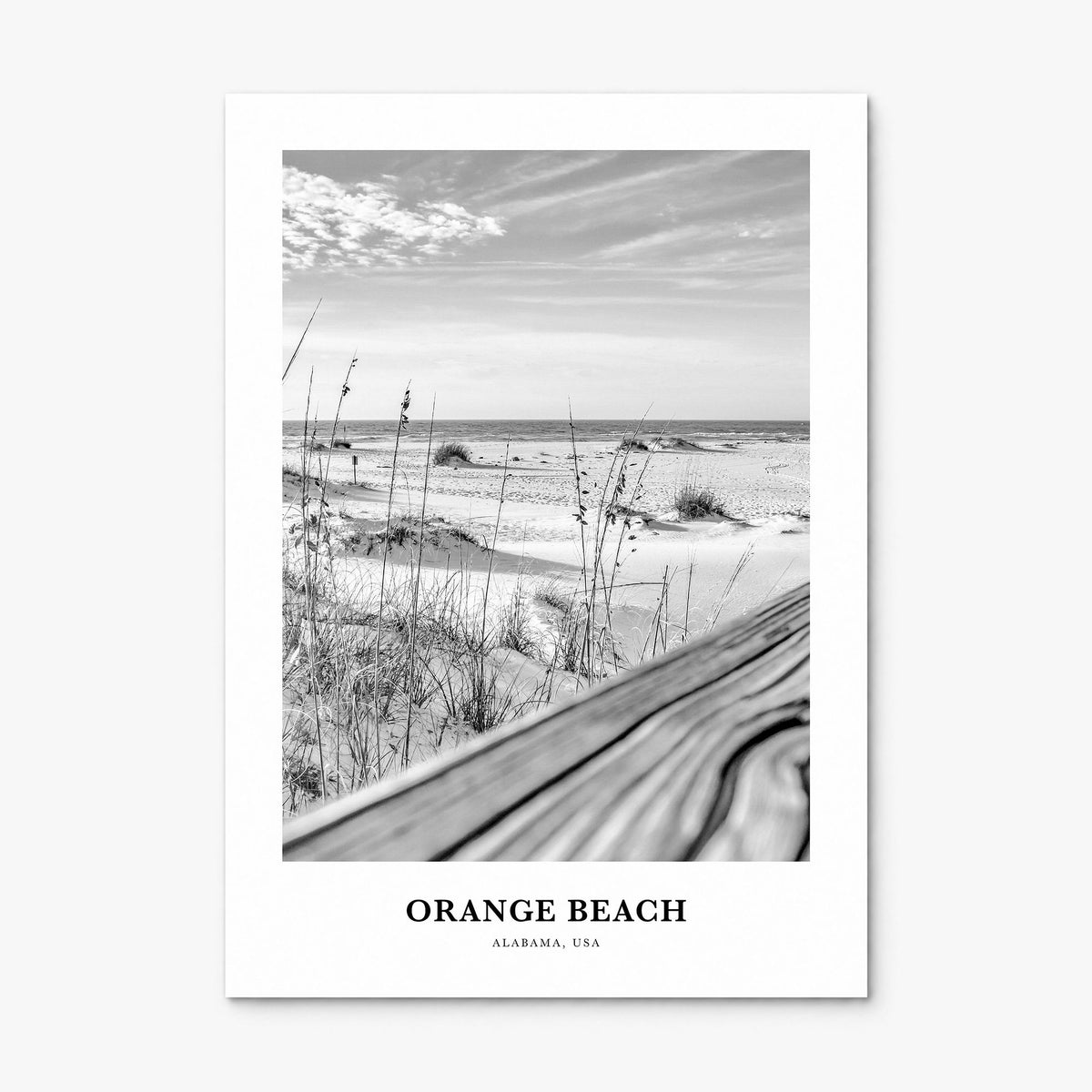 Orange Beach Classic Poster, print only (unframed)
