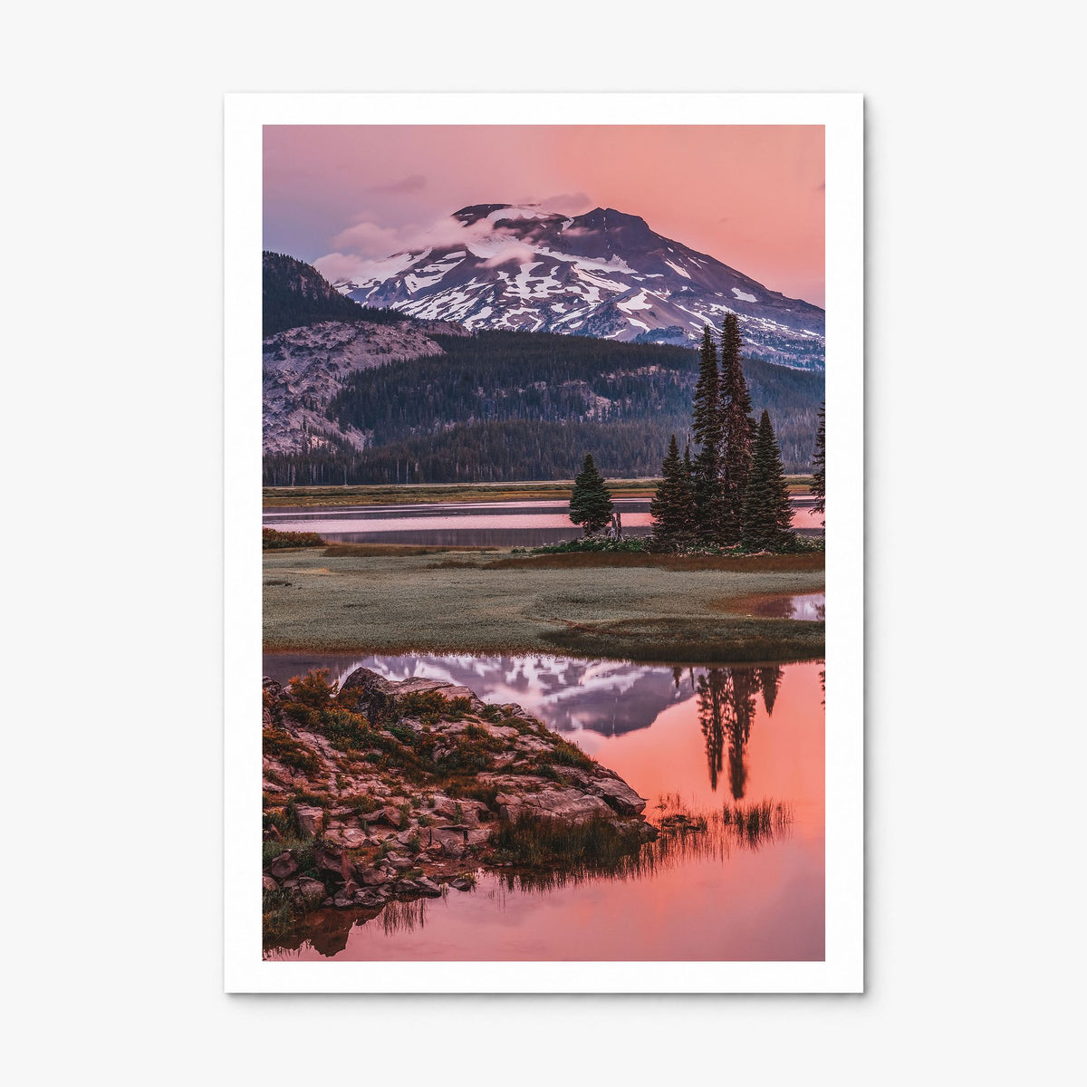 Oregon Photo No 2 Poster, print only (unframed), white border