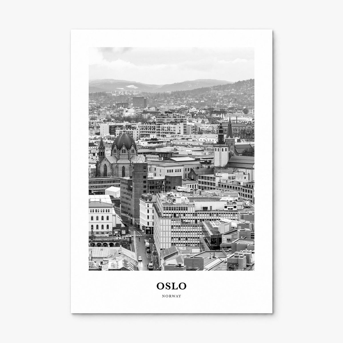 Oslo Classic No 1 Poster, print only (unframed)