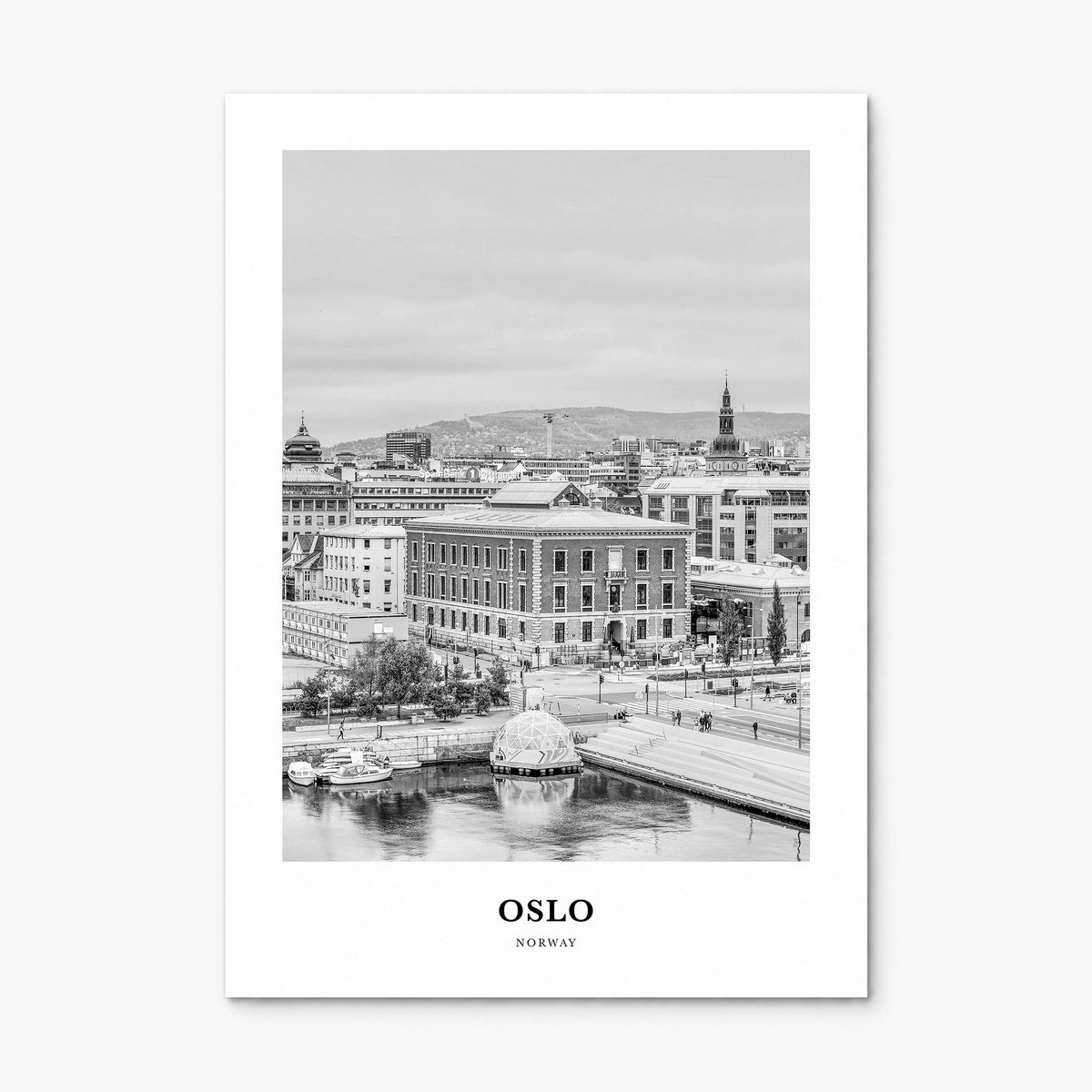 Oslo Classic No 2 Poster, print only (unframed)