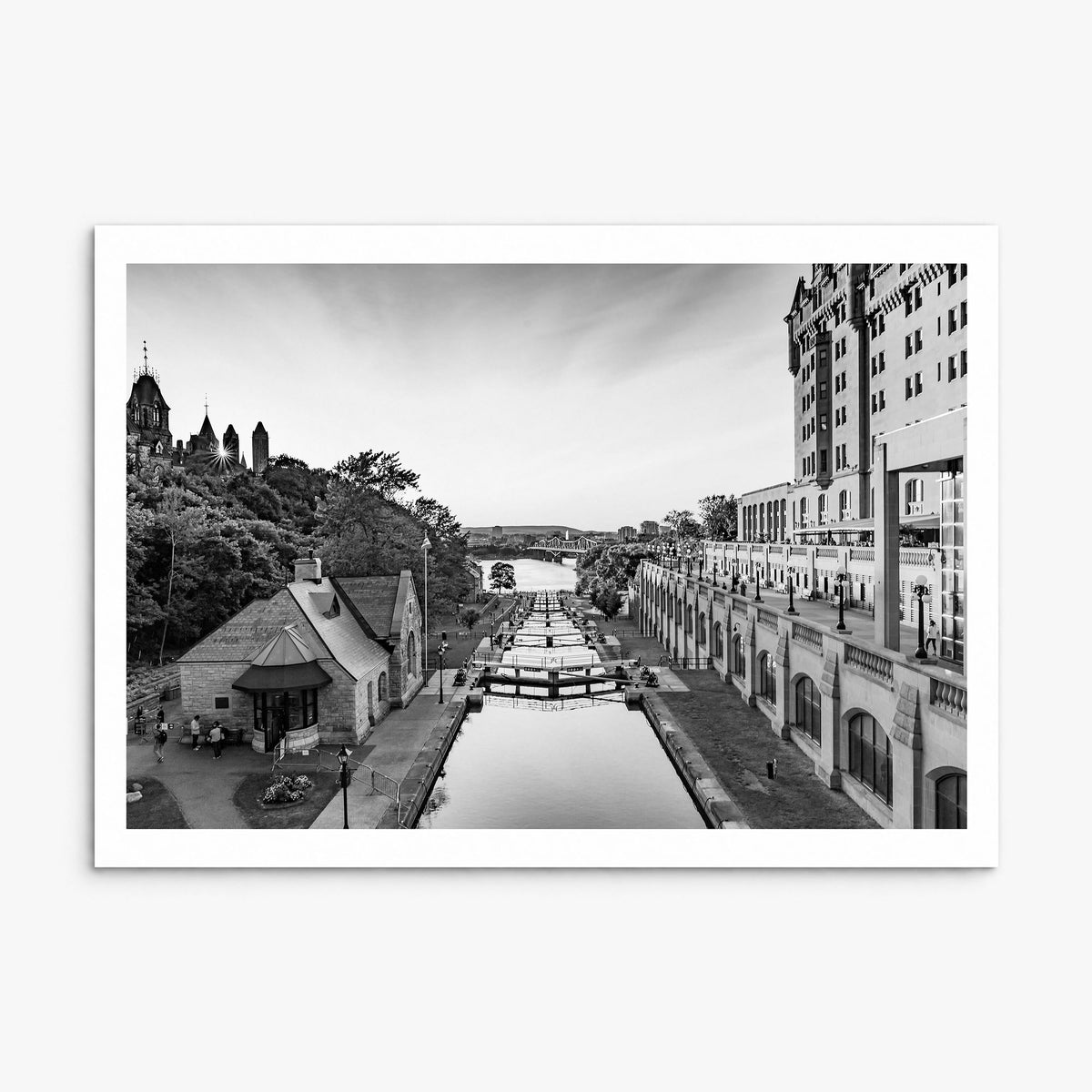 Ottawa Photo Poster, print only (unframed), white border