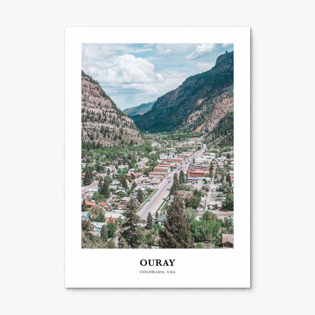 Ouray Classic Poster, print only (unframed)