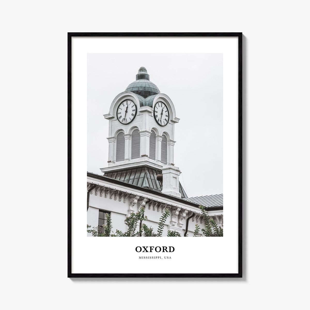 Oxford, Mississippi Classic Poster