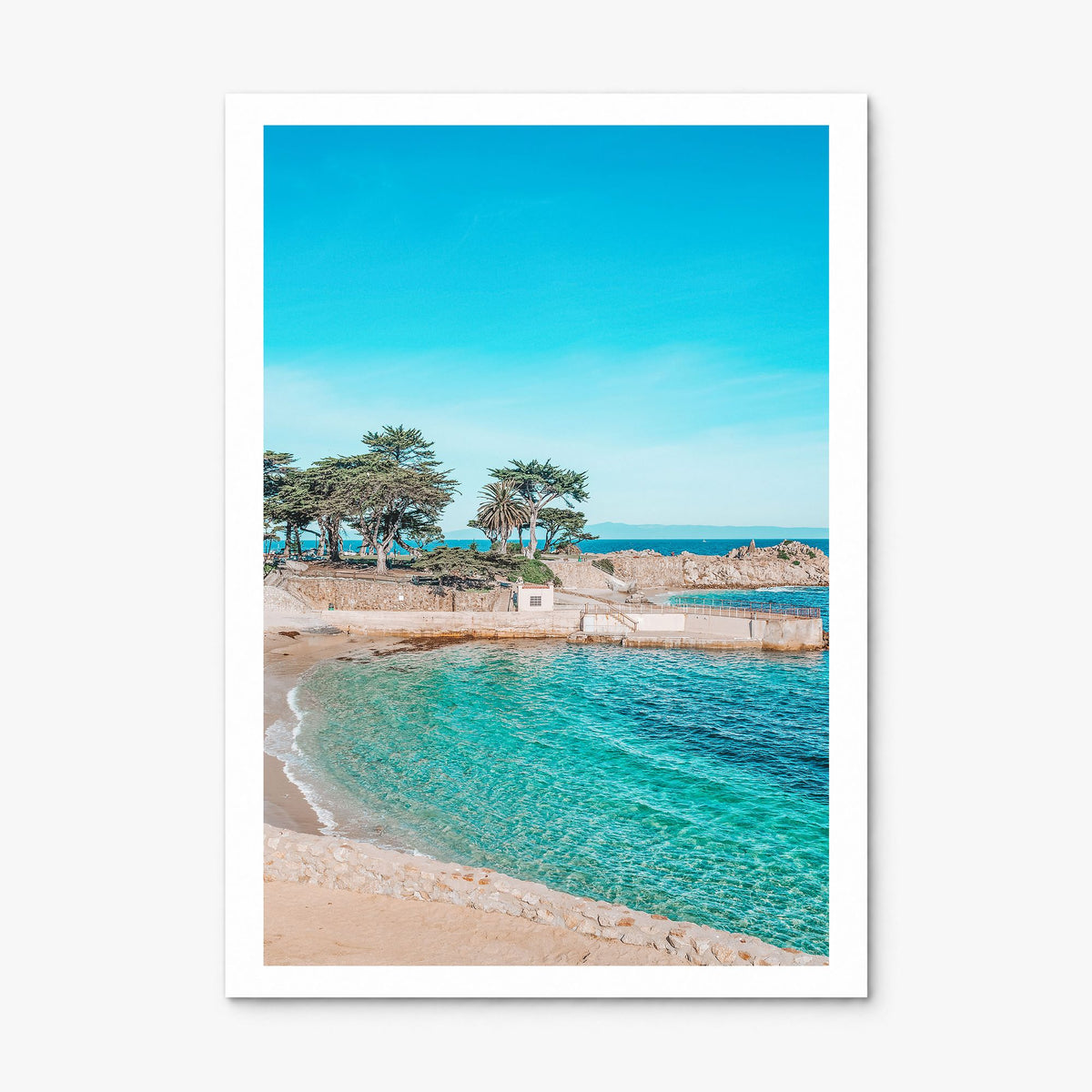Pacific Grove Photo Poster, print only (unframed), white border