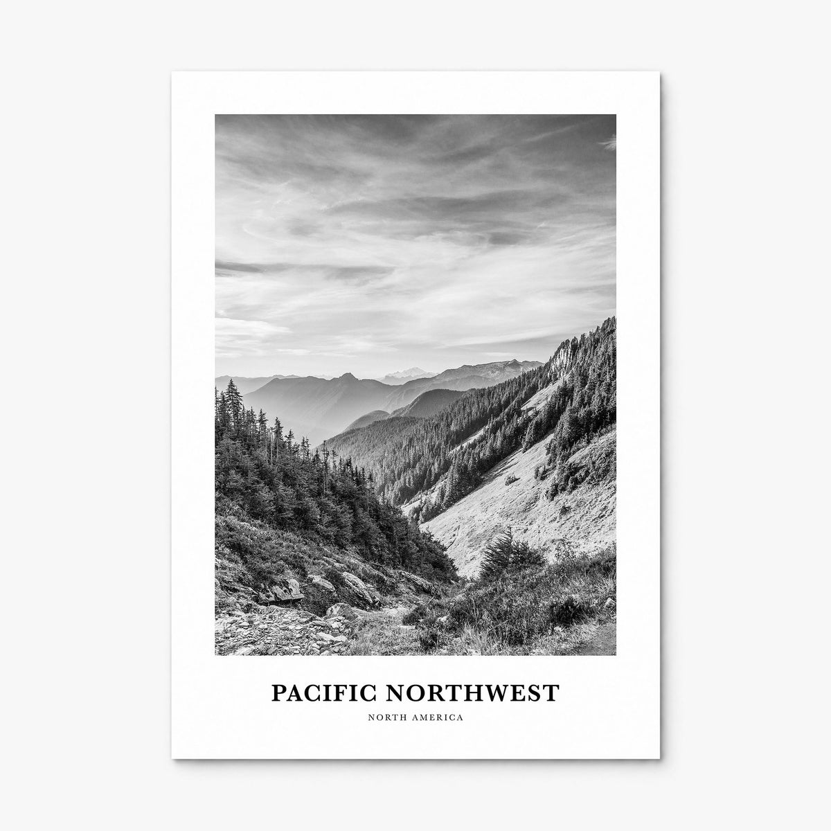 Pacific Northwest Classic Poster, print only (unframed)