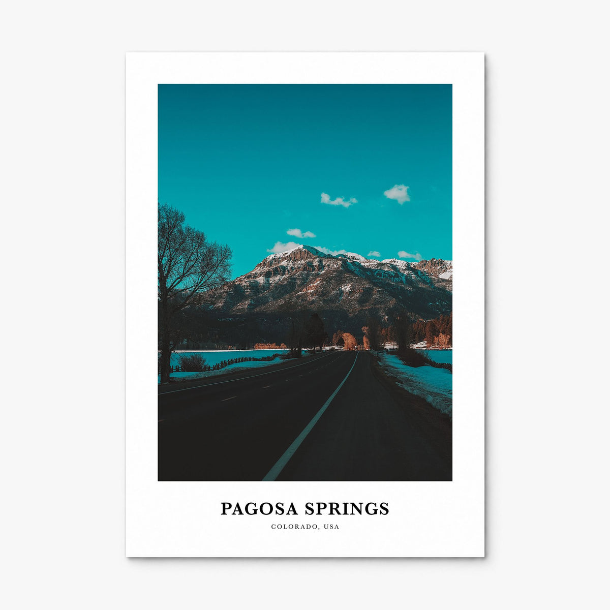 Pagosa Springs Classic Poster, print only (unframed)