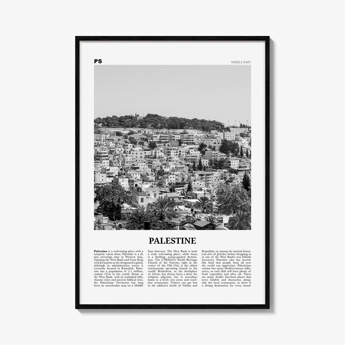 Palestine Newspaper No 1 Poster