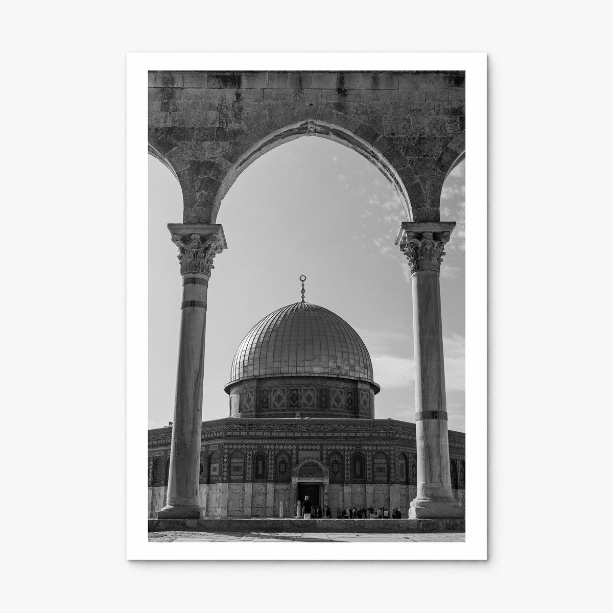 Palestine Photo Poster, print only (unframed), white border