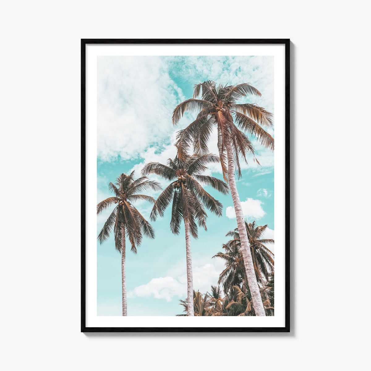 Palm Springs no. 2 colorful photo poster of California, USA – vertical wall art, unframed print shown in interior mockup