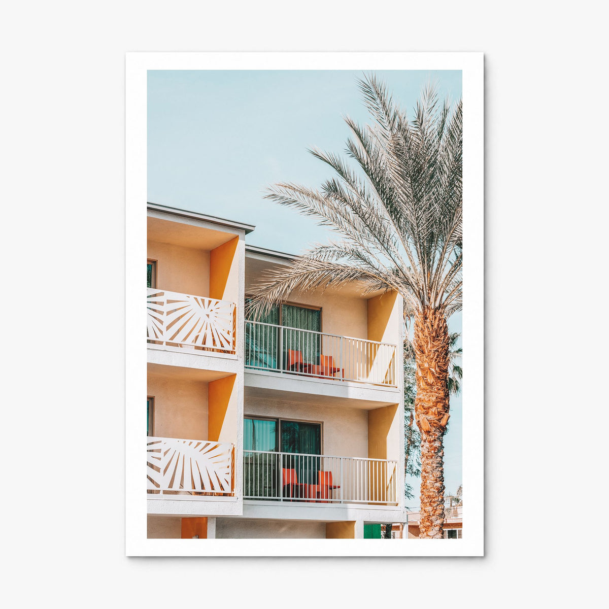 Palm Springs Photo No 3 Poster, print only (unframed), white border
