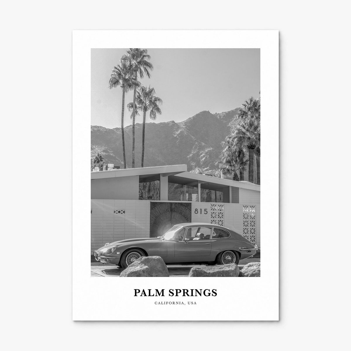 Palm Springs Classic No 1 Poster, print only (unframed)
