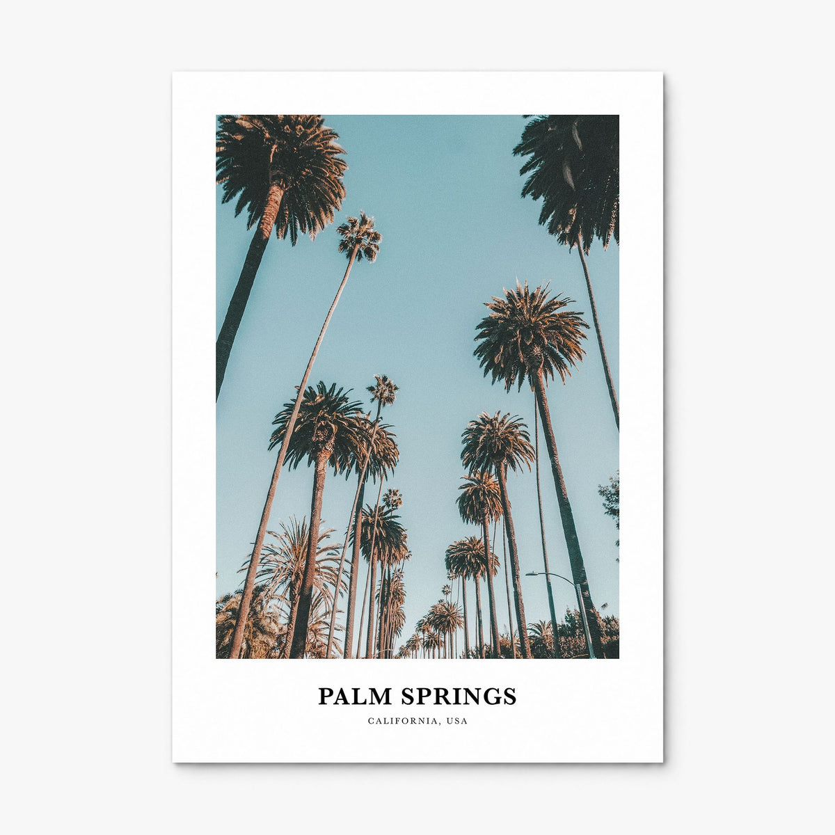 Palm Springs Classic No 1 Poster, print only (unframed)