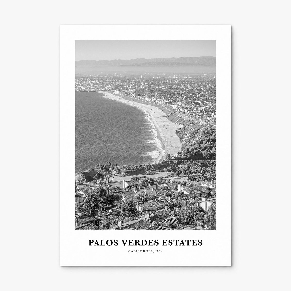 Palos Verdes Estates Classic Poster, print only (unframed)