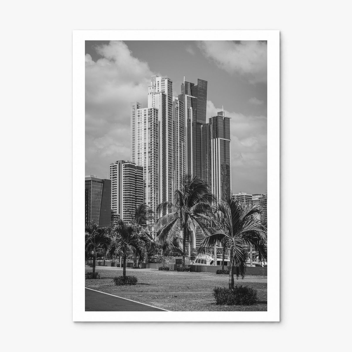 Panama City, Panama Photo Poster, print only (unframed), white border