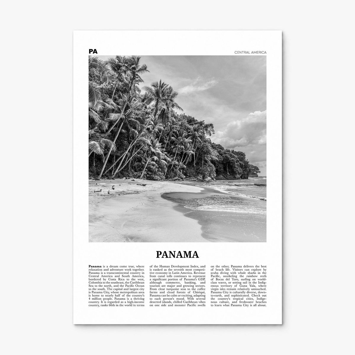 Panama Newspaper No 1 Poster, print only (unframed)