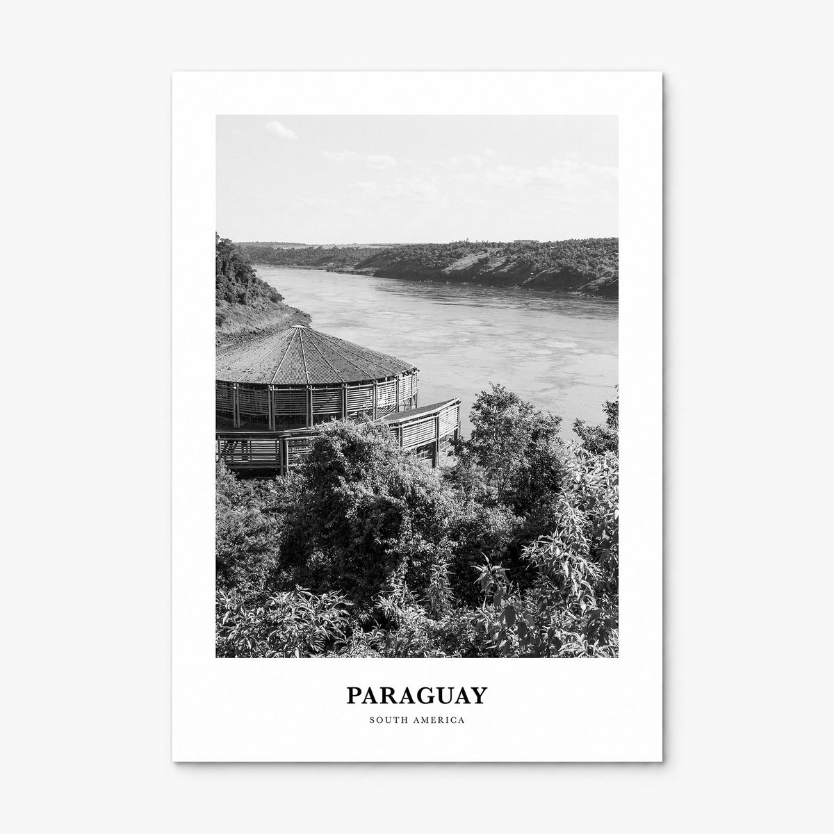 Paraguay Classic Poster, print only (unframed)