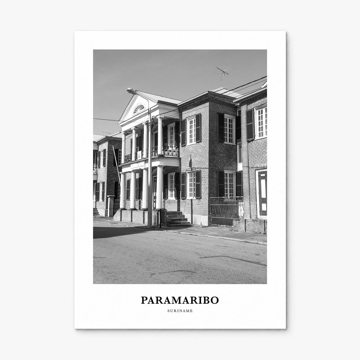 Paramaribo Classic Poster, print only (unframed)