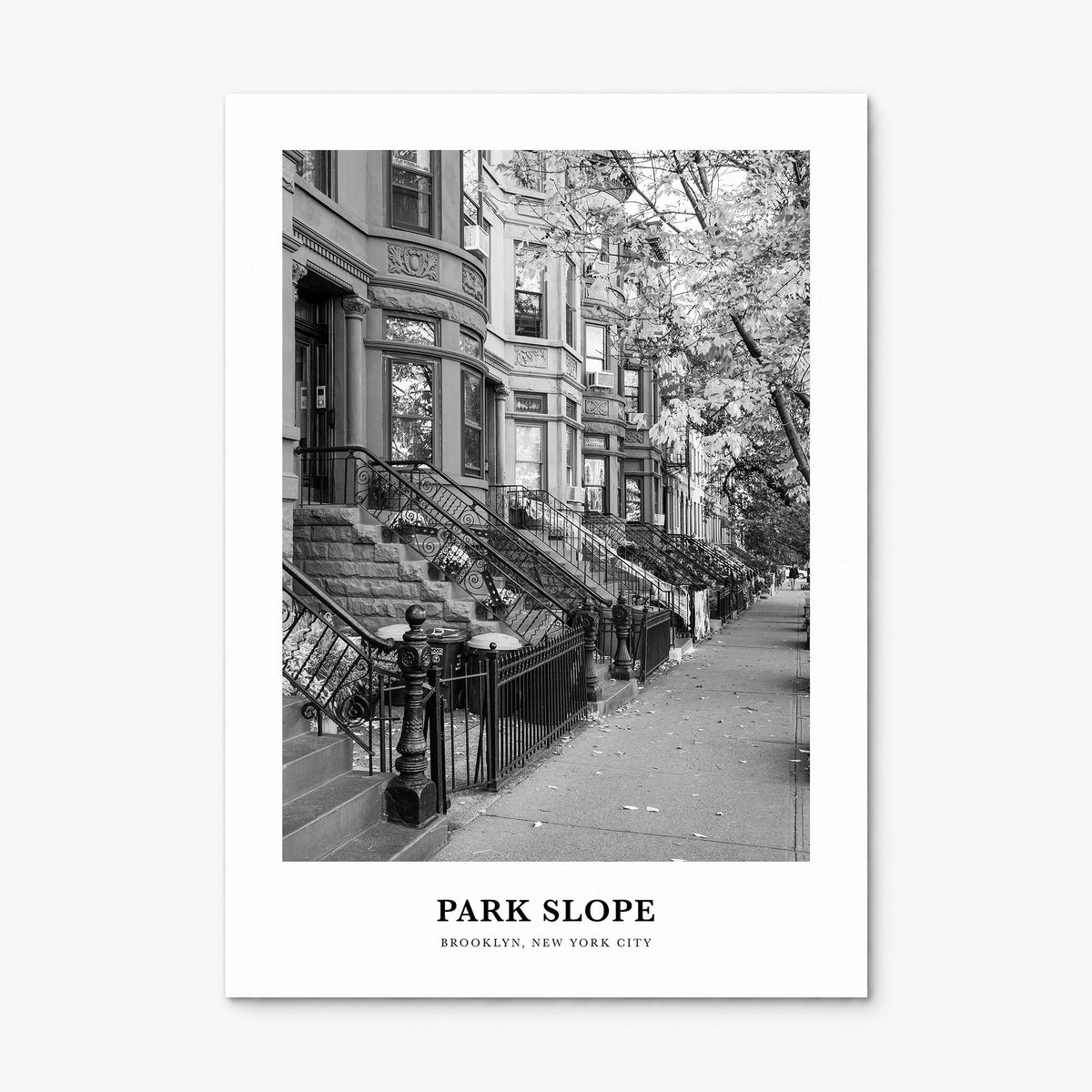 Park Slope Classic Poster, print only (unframed)
