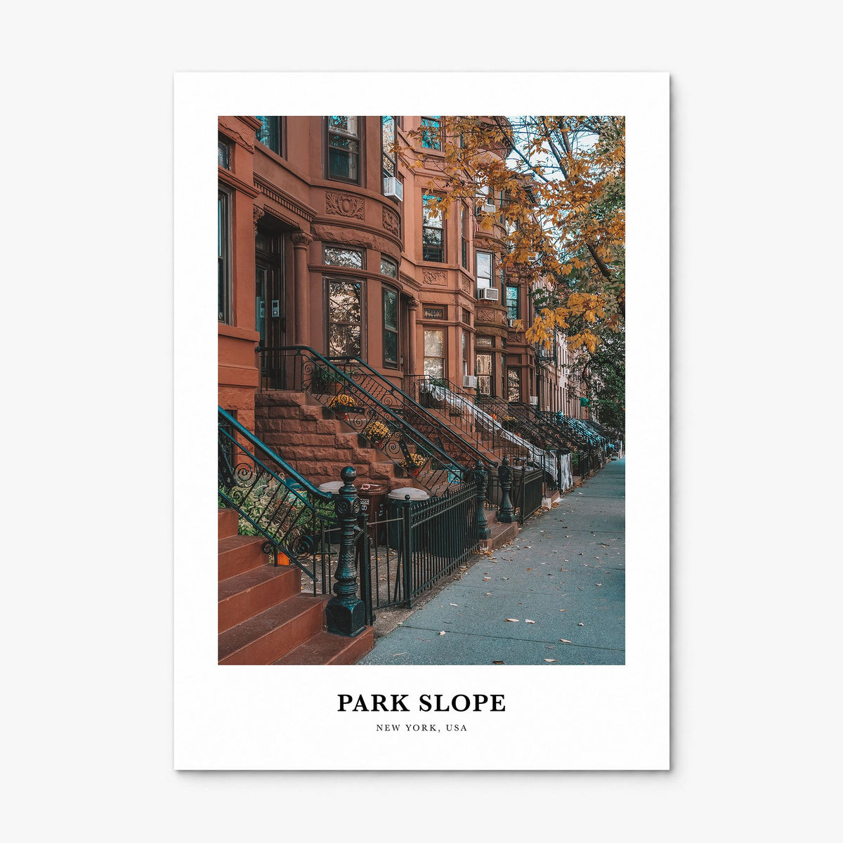 Park Slope Classic Poster, print only (unframed)