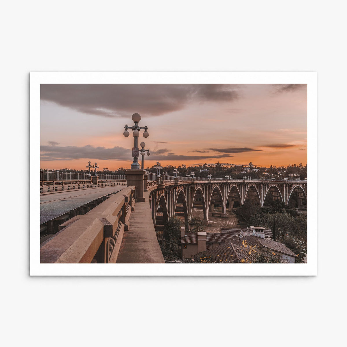 Pasadena Photo Poster, print only (unframed), white border