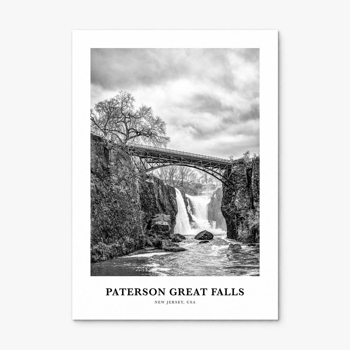 Paterson Great Falls Classic Poster, print only (unframed)
