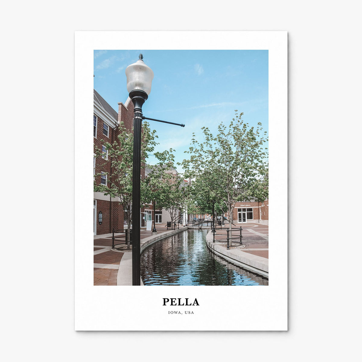 Pella, Iowa Classic Poster, print only (unframed)