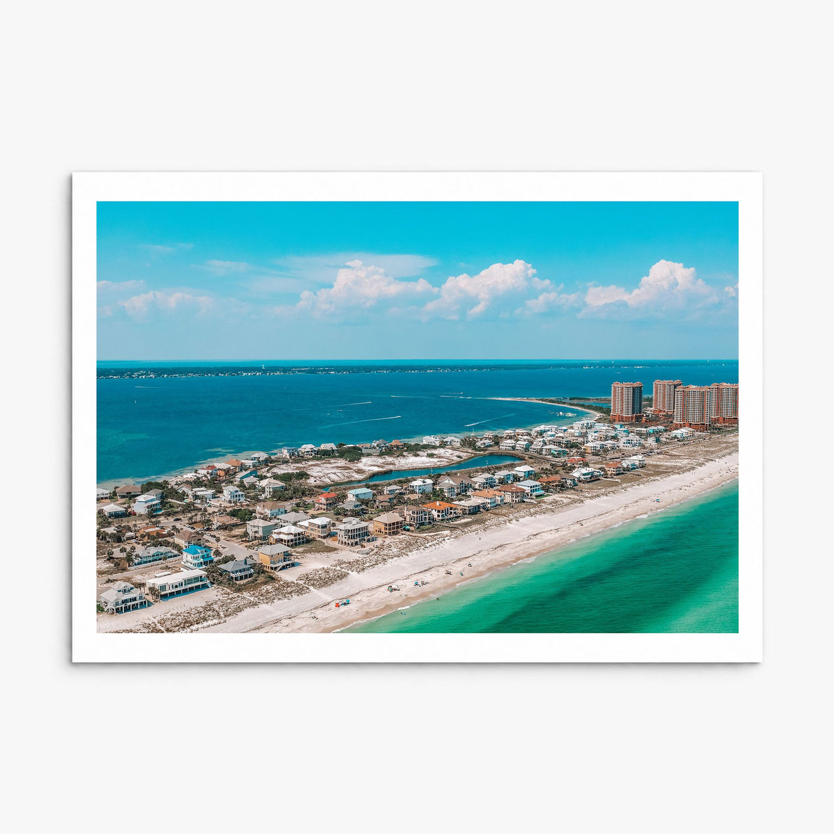 Pensacola Photo Poster, print only (unframed), white border