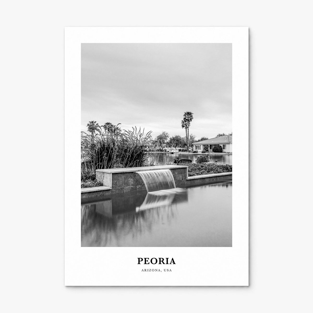Peoria, Arizona Classic Poster, print only (unframed)