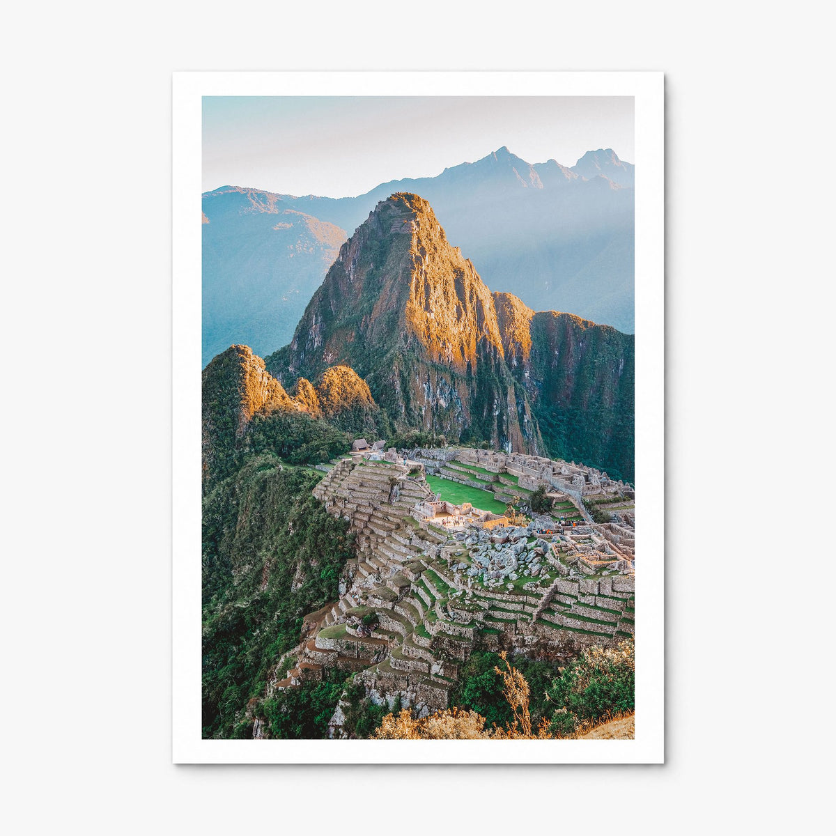 Peru Photo Poster, print only (unframed), white border