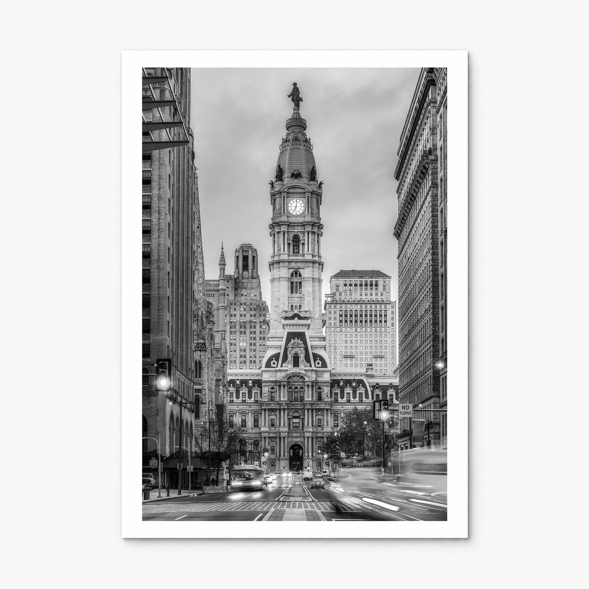 Philadelphia Photo No 3 Poster, print only (unframed), white border