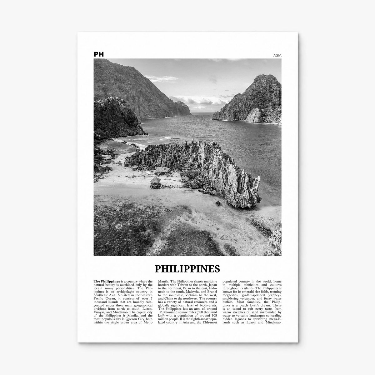 Philippines Newspaper No 2 Poster, print only (unframed)