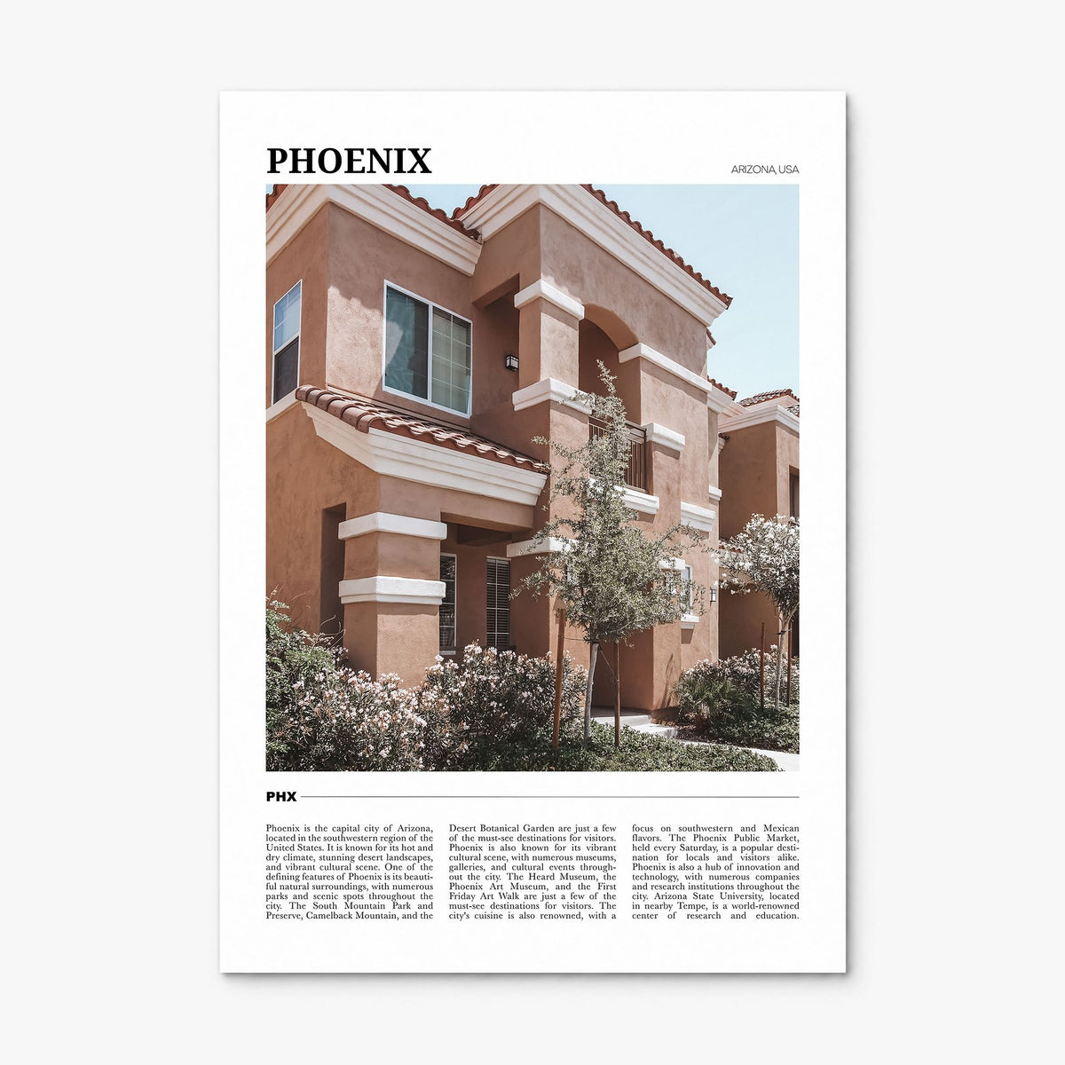 Phoenix Travel No 1 Poster, print only (unframed)