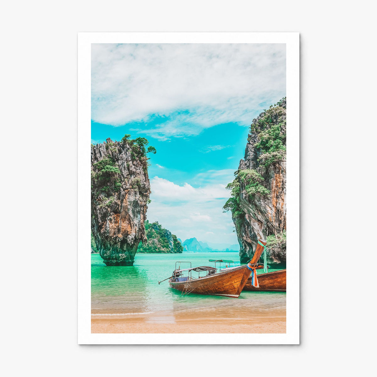 Phuket Photo Poster, print only (unframed), white border