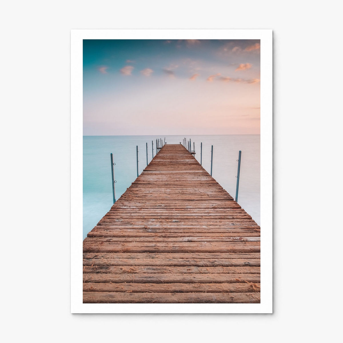 Pier Photo No 2 Poster, print only (unframed), white border